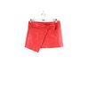 Jupe cuir rouge