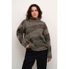 Beige/Noir Rayures Feather Gray / Black Melange