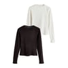 Blanc/Brun Foncé