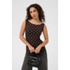 Marron Coffee Bean/Chalk Dot