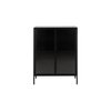 Vitrine métal noir