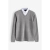 Pull col chemise homme