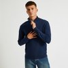 Pull cachemire homme col camionneur
