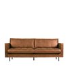 Canapé cuir camel