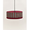 Rayures Rouge, Bleu Canard Et Vert