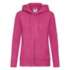 Sweat zippé coton femme