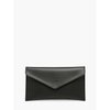 Sac pochette cuir noir femme
