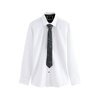 Chemise cravate homme