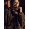 Manteau droit col rond