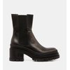 Boots chelsea à élastique doré