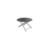 Table De Jardin Ronde Seven En Aluminium - Diamètre 150 Cm - Couleur Graphite - Extérieur - 5