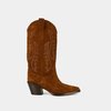 Bottes femme tige mi mollet
