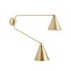 Apliques iluminacao dupla