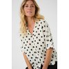 Noir A Pois Black Smuged Dot