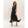 Robe longue asymétrique