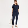 Combinaison femme fluide bleu marine