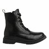 Bottines noires talon Tamaris