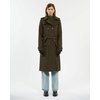 Groene winterjas dames