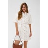 Blanc White Denim/Rose Flower