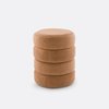 Pouf bouclette marron