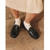 Cuir Plissé Noir