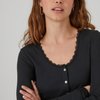 Spitzen langarmshirt schwarz