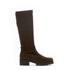Bottes velours femme