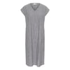 Noir Melange/Blanc Stripe