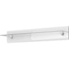 Blanc Brillant Et Verre Transparent