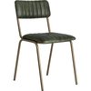 Chaise cuir vintage