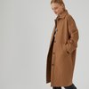 Plus size camel coat