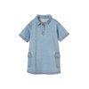 Robe chemise en jean fille