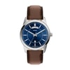 Argenté Bleu Foncé Marron