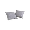 Coussin coeur gris