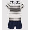Blue striped