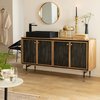 Meuble vasque noir