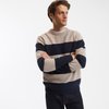 Beige/Blue Stripe