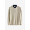 Pull faux col chemise homme