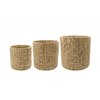 Panier cache pot en paille