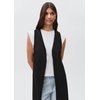 Gilet sans manche noir fille