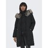 Manteau doudoune longue noir femme