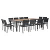 Table et chaise de jardin en aluminium