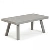Table basse rectangulaire aluminium