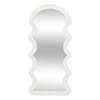 Miroir Mural Emily En Bois - Blanc - Dimensions 40 X 1,5 X 55 Cm (H) - Style Scandinave