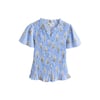 Rayures Florales Bleues