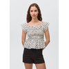 Top volant Mango