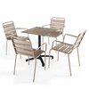 Marbre Beige Fauteuil Taupe