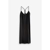 Robe noire col carré
