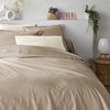 Housse de couette lin rose