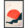 Affiche + Cadre En Bois - Noir